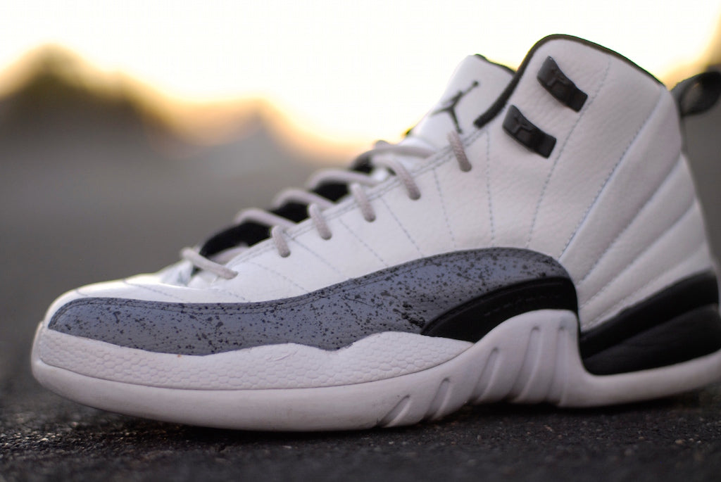 White Cement Air Jordan 12