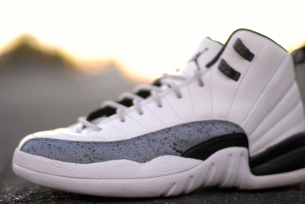 White Cement Air Jordan 12
