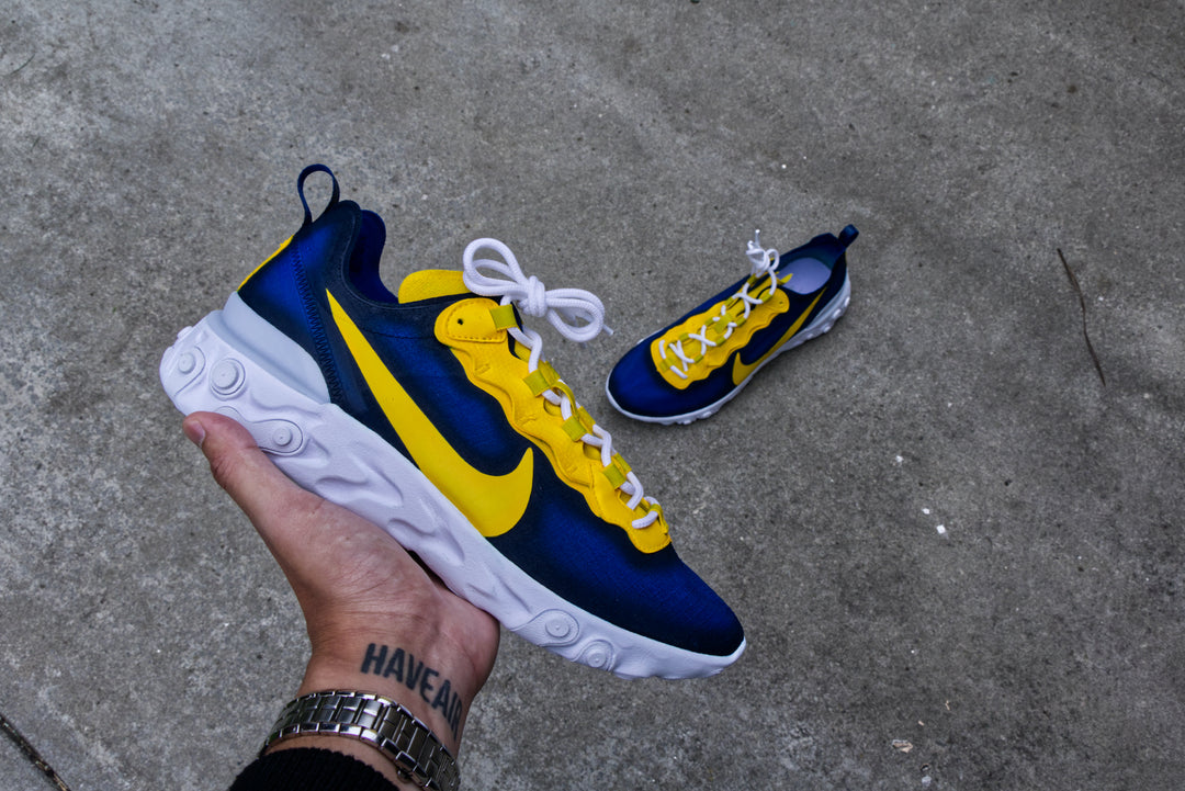 Warriors Nike React Element 55