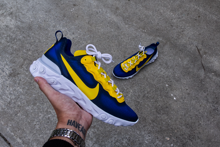 Warriors Nike React Element 55