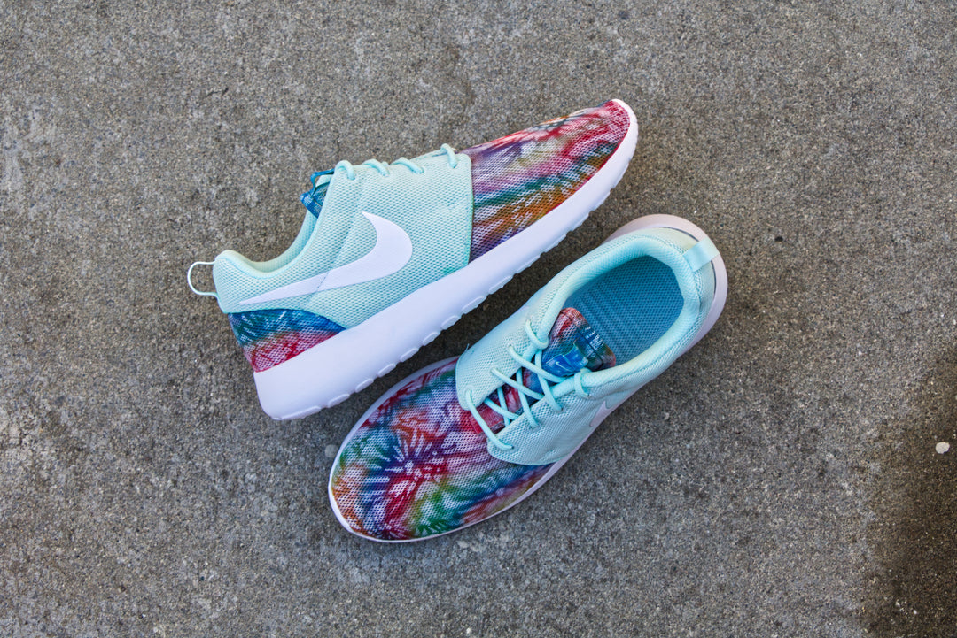 Tie-Dye Nike Roshe Run Custom Shoes