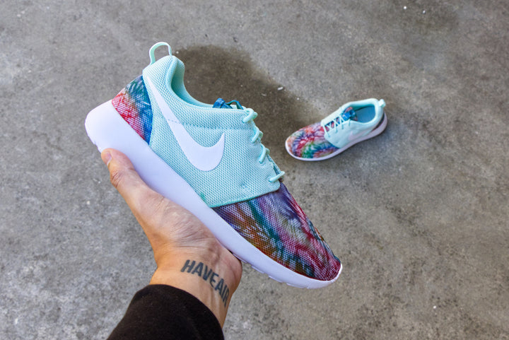 Tie-Dye Nike Roshe Run Custom Shoes