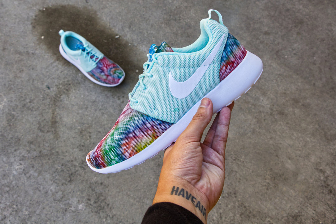 Tie-Dye Nike Roshe Run Custom Shoes