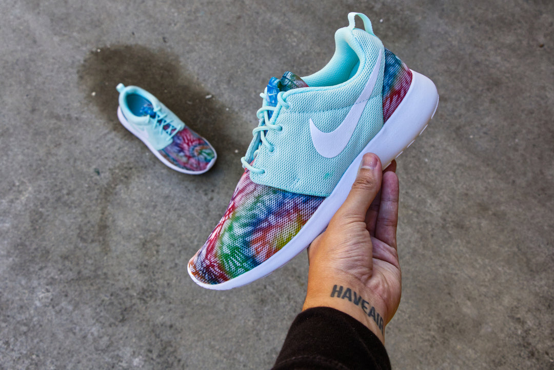 Tie-Dye Nike Roshe Run Custom Shoes
