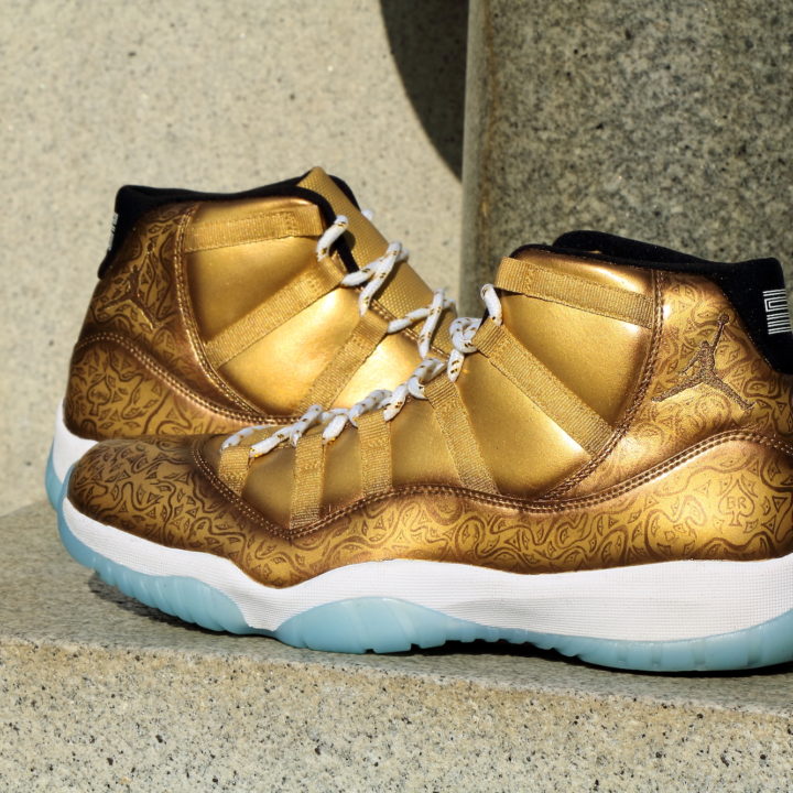 Ace of Spades Jordan 11 Custom Hand Painted Shoes