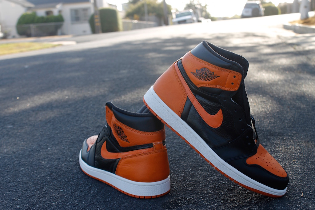 custom orange jordans