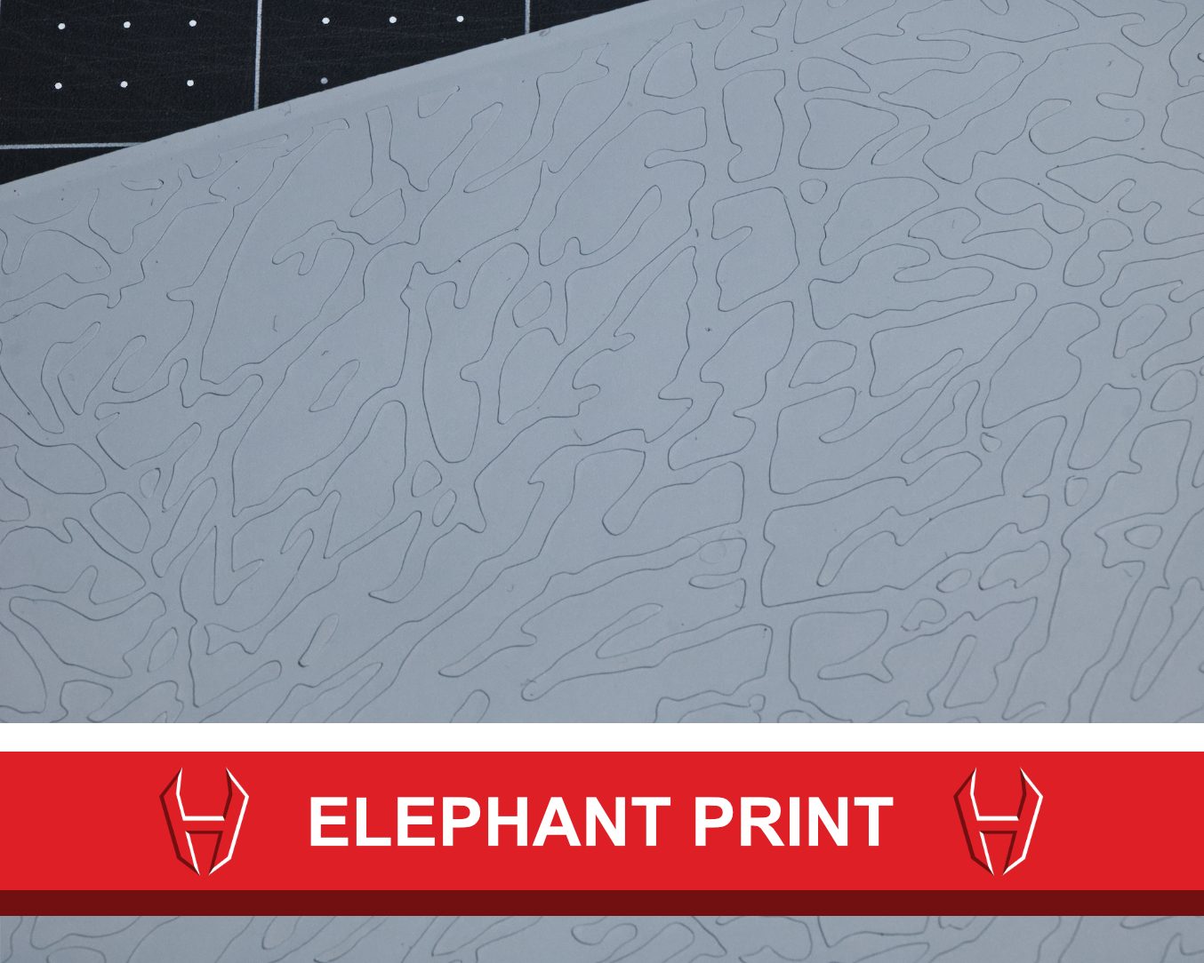 ELEPHANT PRINT CEMENT JORDAN VINYL STENCIL FOR SHOES SMALL PROJECT TIGHT  PATTERN