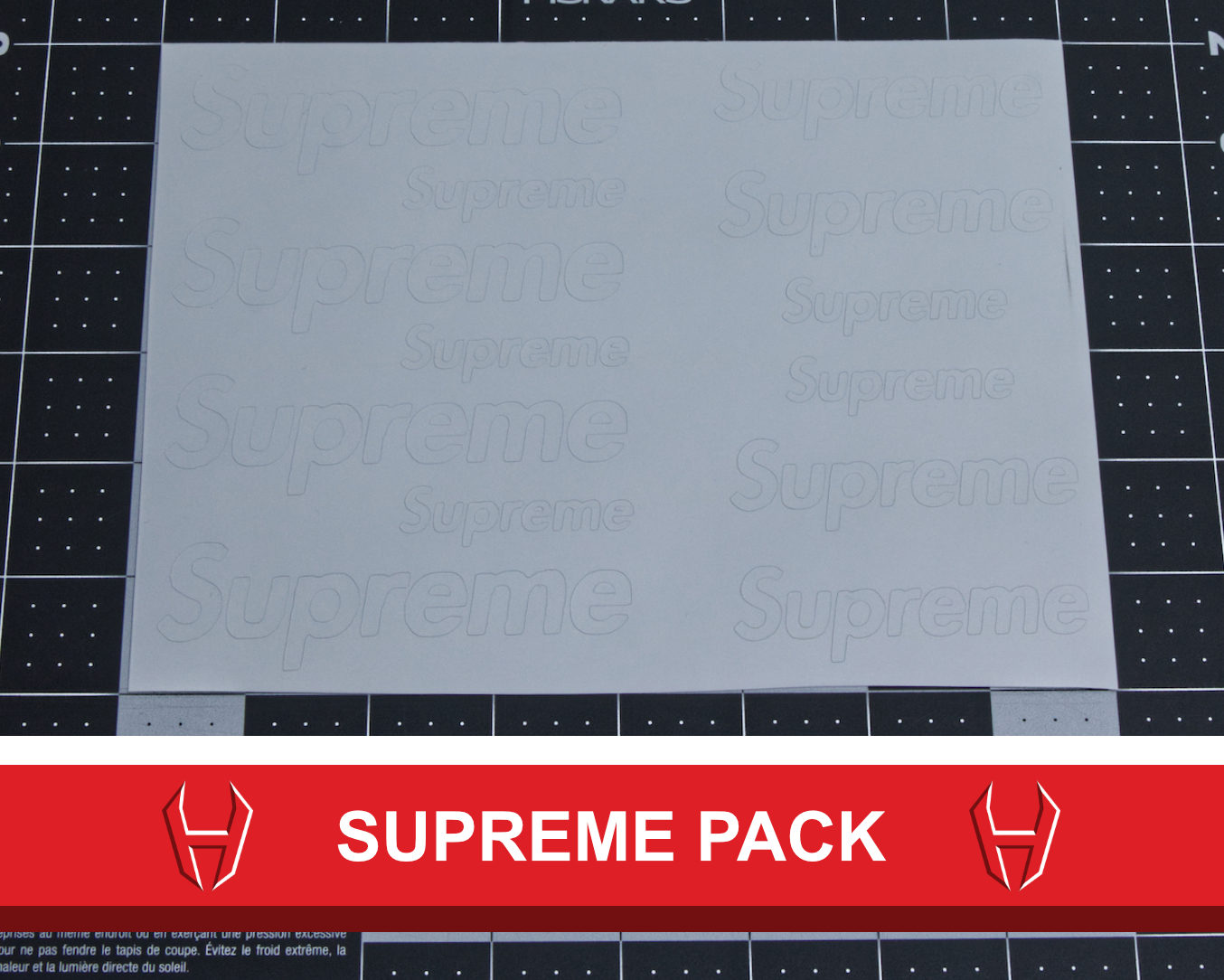 Custom Supreme LV Stencil (2 sheets) – Sneaker Mechanic
