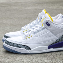 Jordan 3 outlet lakers