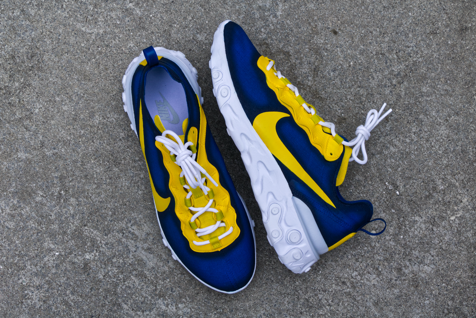 Warriors Nike Element 55 Custom Hand Painted Shoes – HaveAir